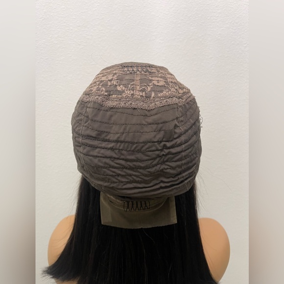 New! 12” Virgin Human Hair Bob Cut Wig - Picture 8 of 12